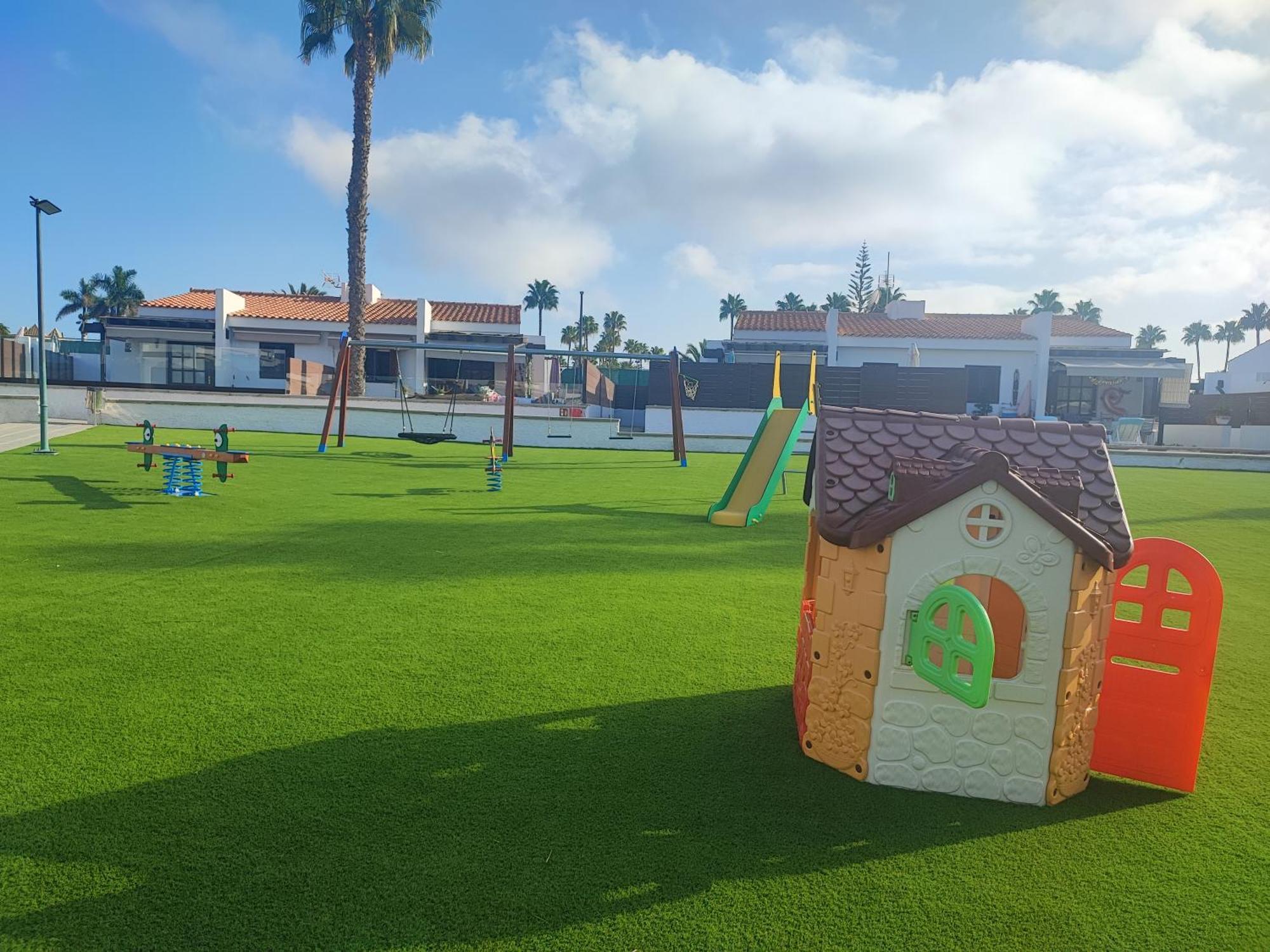 Bungalow Maspalomas Golf Con Jacuzzi, Piscina Y Jardin San Bartolomé Luaran gambar